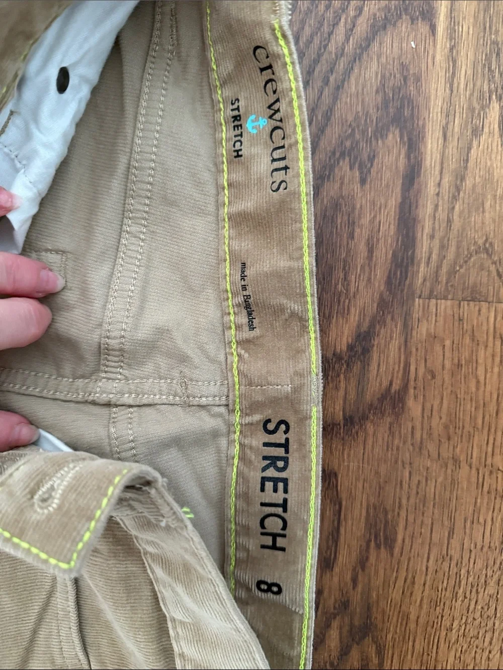 J. Crew Boys' Tan Corduroy Pants